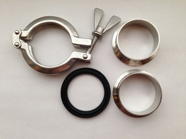 Соединение CLAMP DN 40  AISI 316, EPDM