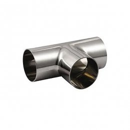 Тройник  21,3х2 короткий  AISI 304/304L, matt